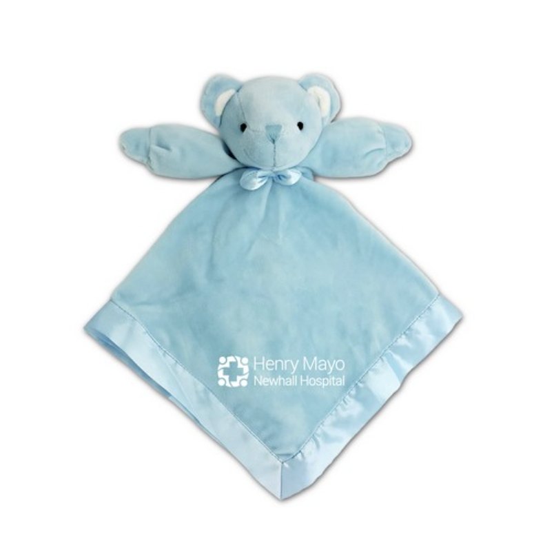 Blue Bear Baby Blanket