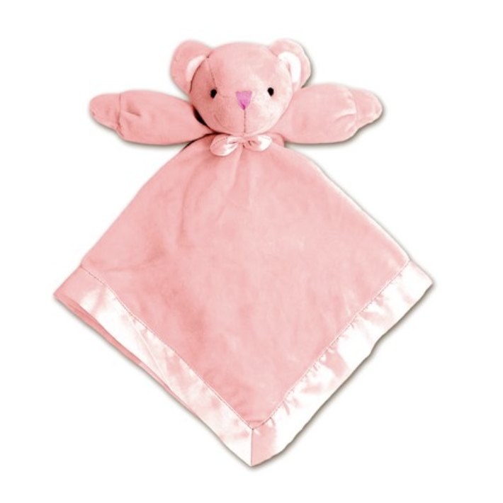 Pink Bear Baby Blanket