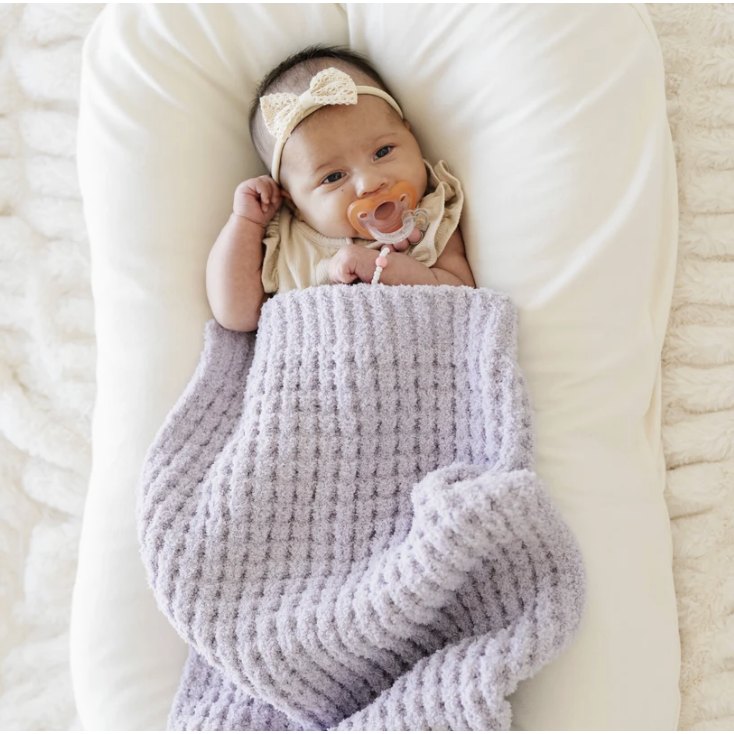 Waffle Knit Mini Blanket