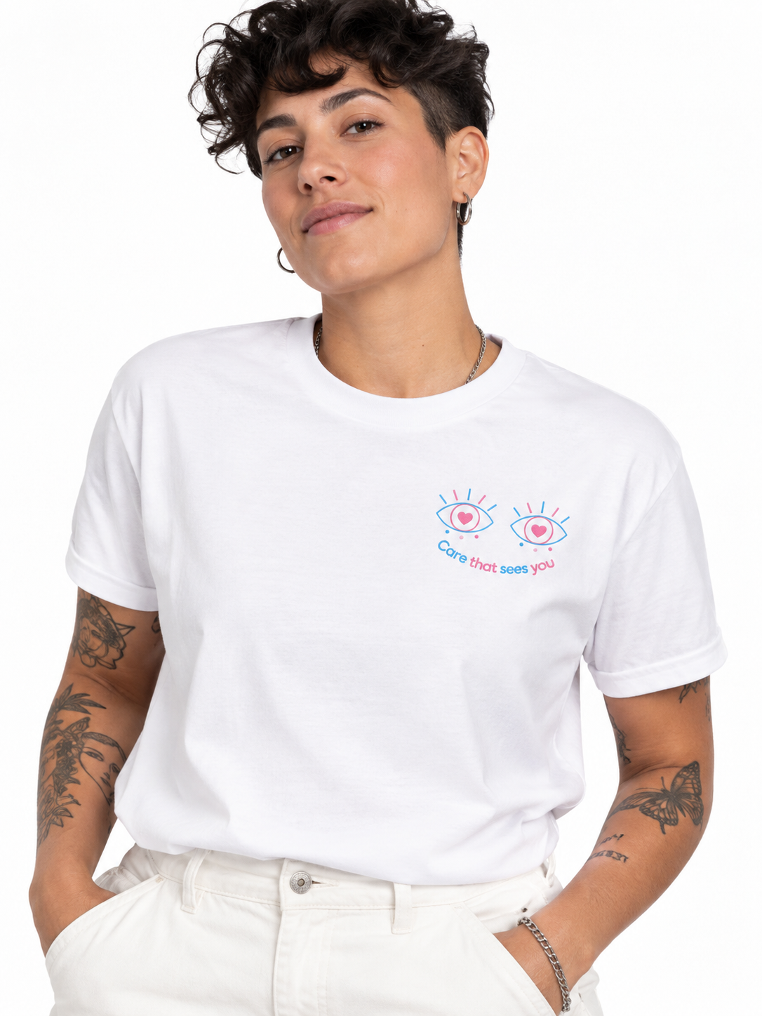 Care that sees you printed on a tee